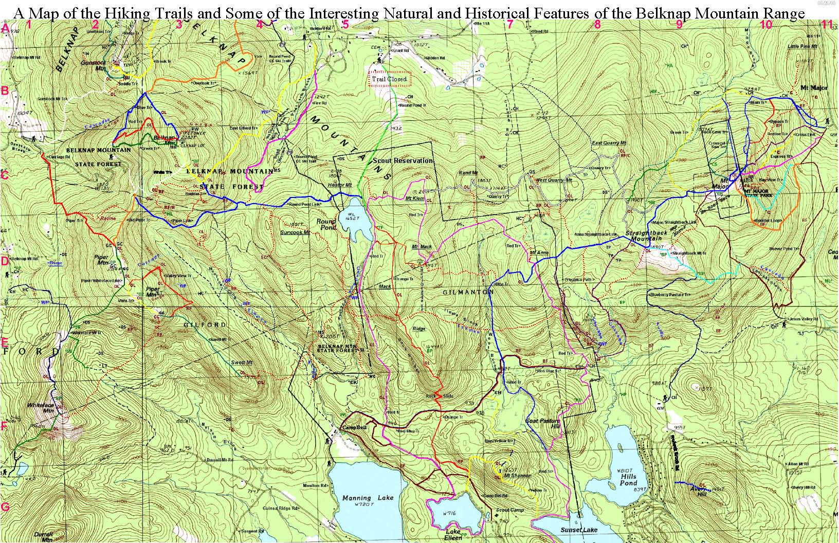 Dave Roberts’ Map | Belknap Range Trails