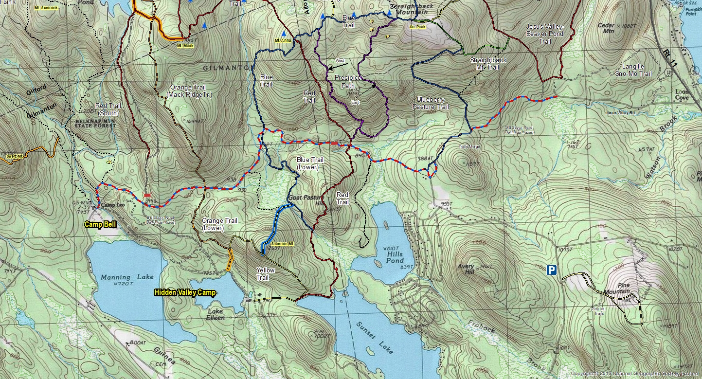 Belknap Range Trails